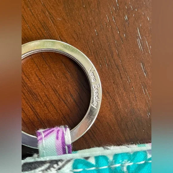 Vera Bradley Cotton Campus Double ID Wallet - Penelope's Garden - Pre Owned 💜 - Picture 3 of 5